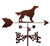 Irish Setter Dog Weathervane