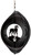 ROTTWEILER Circle Dog Swirly Metal Wind Spinner 