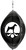 BASENJI Circle Dog Swirly Metal Wind Spinner