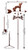 Chinese Crested Dog Weathervane Dimensions