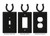 HORSE SHOE Metal Plate Cover Description
