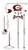 Georgia Bulldogs Weathervane Dimensions