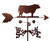 Cow Bull Weathervane