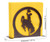 WYOMING BUCKING HORSE Metal Letter Holder Napkin Holder