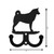 AKITA Dog Metal Wall Leash Holder Coat Hooks Dimensions
