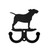 BULL TERRIER Dog Metal Wall Leash Holder Coat Hooks