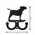 BULL TERRIER Dog Metal Wall Leash Holder Coat Hooks Dimensions