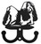 SHIH TZU Dog Metal Wall Leash Holder Coat Hooks 