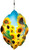 SUNFLOWER Cloud Swirly Metal Wind Spinner 