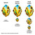 SUNFLOWER Cloud Swirly Metal Wind Spinner 