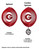 GEORGIA BULLDOGS Collegiate Swirly Metal Wind Spinner