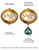 ST PATRICKS HAPPY Mini Swirly Metal Wind Spinner 