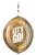 WEST VIRGINIA MOUNTAINEERS Mini Collegiate Swirly Metal Wind Spinner 