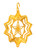 STAR Tini Swirly Metal Christmas Tree Ornament
