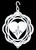 MEDICAL Tini Swirly Metal Christmas Tree Ornament