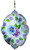  PANSY FLOWER Cloud Swirly Metal Wind Spinner 