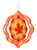 FALL AUTUMN Tini Swirly Metal Christmas Tree Ornament 