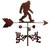 BIGFOOT SASQUATCH Weathervane