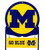 MICHIGAN WOLVERINES Logo Metal Yard Sign