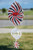 ARKANSAS RAZORBACKS Collegiate Multi color Swirly Metal Wind Spinner