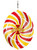 IOWA STATE I STATE Collegiate Swirly Multi Color Metal Wind Spinner