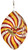 MINNESOTA MN GOPHERS Collegiate Swirly Multi Color Metal Wind Spinner