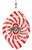 OHIO STATE BUCKEYES Collegiate Swirly Multi Color Metal Wind Spinner
