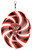 WISCONSIN BADGERS BADGER Collegiate Swirly Multi Color Metal Wind Spinner
