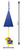 KANSAS JAYHAWKS Collegiate Bell Wind Chime Dimensions