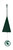 MICHIGAN STATE SPARTANS Collegiate Bell Wind Chime