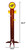 MINNESOTA MN GOLDEN GOPHERS Lawn Scoreboard Dimensions