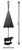 COW Bell Wind Chime Dimensions