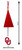 OKLAHOMA SOONERS Bell Wind Chime Dimensions
