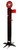GEORGIA BULLDOGS Steel Metal Lawn Scoreboard Yard Score Keeper