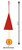 IOWA STATE "I STATE" CYCLONES Bell Wind Chime Dimensions
