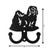 COLLIE Dog Metal Wall Leash Holder Coat Hooks DIMENSIONS