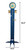 NOTRE DAME FIGHTING IRISH Steel Metal Lawn Scoreboard Yard Score Keeper w/ Cup Holder Dimensions