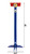 KANSAS JAYHAWKS Collegiate Metal Drink Stand Dimensions