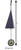 NOTRE DAME FIGHTING IRISH Bell Wind Chime Dimensions