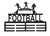 Football Steel Medal Ribbon Holder