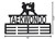 Taekwondo Girls Steel Medal Ribbon Holder Dimensions