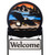 Eagle Scenic Metal Yard Sign