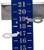 BACK THE BLUE Steel Metal Lawn Scoreboard Yard Score Keeper w/ Cup Holder