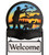 GOOSE HUNTER Scenic Metal Yard Sign