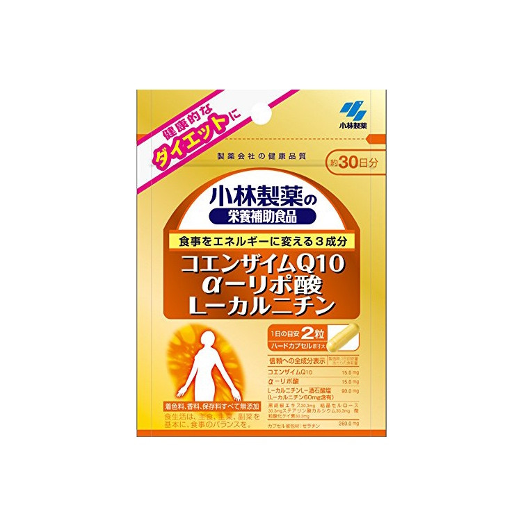 Bad Kobayashi Coenzyme Q10 Lipoic Acid L Carnitine Koenzim Q10 S Lipoevoj Kislotoj I Karnitinom