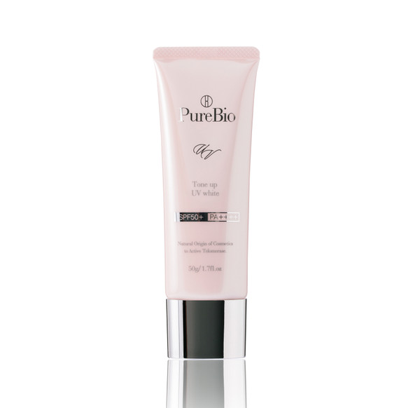 PureBio Tone Up UV White Солнцезащитный крем 5 in 1 