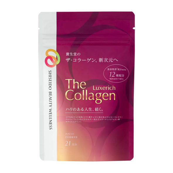 Shiseido The Collagen Luxerich Tablets Коллаген в таблетках с ГАБА Shiseido The Collagen Luxerich Tablets Коллаген в таблетках с ГАБА