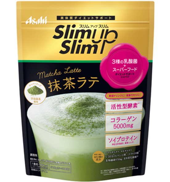 Asahi Slim Up Slim Matcha Энзимы + суперфуд Матча латте