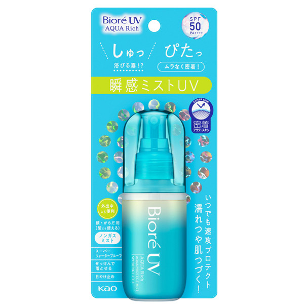 Biore UV Aqua Rich Aqua Protect Mist SPF50 PA++++ Санскрин мист