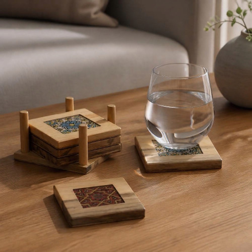 Handmade Wooden Drink Coaster